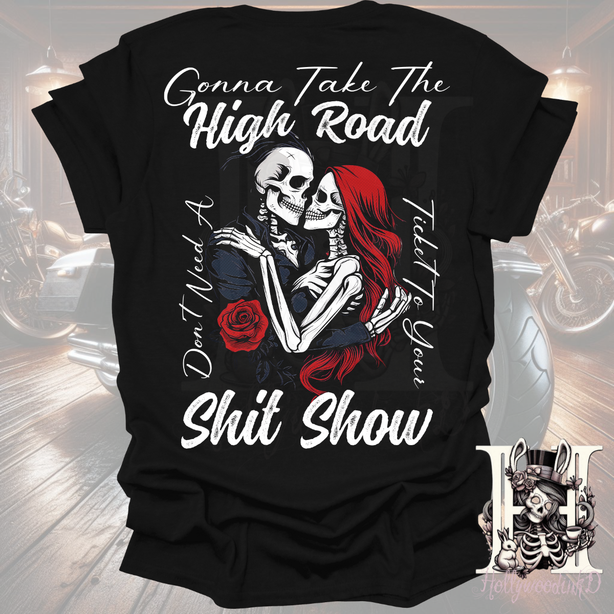 Gonna Take The High Road Country Music Graphic T-Shirt