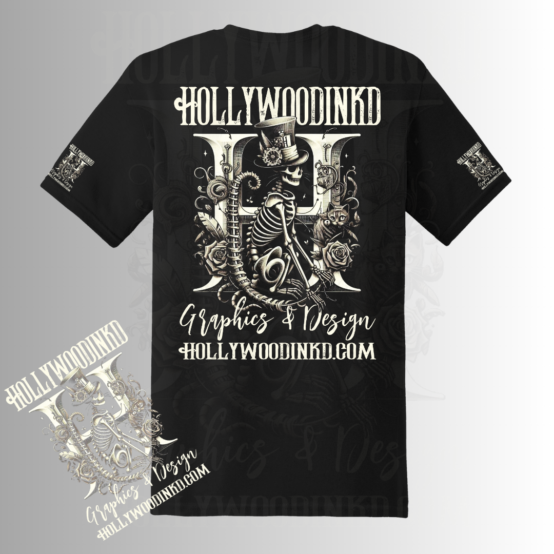 HollywoodinkD Brand Black Original Graphic T-Shirt